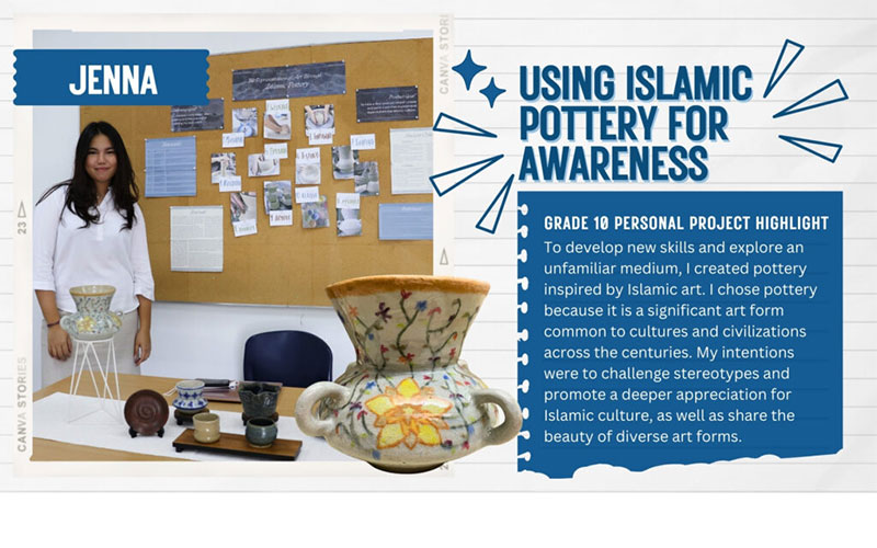 Personal Project Highlight: Jenna | Using Islamic Pottery For Awareness